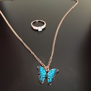 Necklace and ring bundle